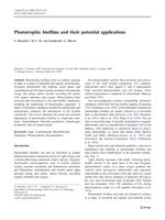 Phototrophic biofilms and their potential applications