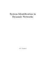 System Identification in Dynamic Networks