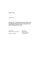 Design of a Distributed Clock Generator for Multiple Power Domain System-on-Chip Integrated Circuits