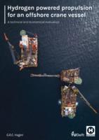Hydrogen powered propulsion for an offshore crane vessel