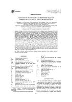 Coating of activated carbon with silicon carbide by chemical vapour deposition