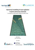 Numerical modelling of wave agitation in ports and access channels