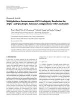 Multiplatform Instantaneous GNSS Ambiguity Resolution for Triple- and Quadruple-Antenna Configurations with Constraints