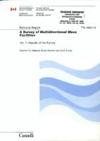 A survey of multi-directional wave facilities, Part I: Results of the survey Part II: Bibliography of multi-directional waves