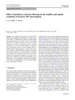 Effect of predictor-corrector filtering on the stability and spatial resolution of iterative PIV interrogation