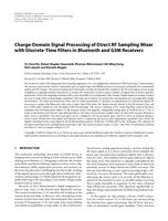 Charge-Domain Signal Processing of Direct RF SamplingMixer with Discrete-Time Filters in Bluetooth and GSM Receivers