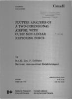 Flutter analysis of a two-dimensional airfoil with cubic non-linear restoring force