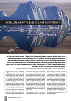 Satellite gravity sees ice age footprints; using monthly maps of gravity field variations to find the geometry of ancient ice sheets