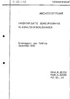 Inventarisatie scheurvorming in asfaltdijkbekledingen. Rijkswaterstaat kenmerk: ONW-R-82220, MAW-N-82086, AB-82-39.
