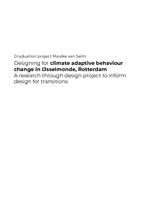 Designing for climate adaptive behaviour change in IJsselmonde, Rotterdam