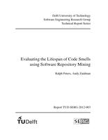 Evaluating the Lifespan of Code Smells using Software Repository Mining