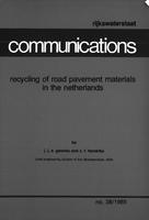 Recycling of road pavement materials in the Netherlands