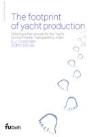 The footprint of yacht production