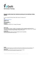 Integrated condition-based track maintenance planning and crew scheduling of railway networks