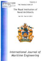 Transactions of the International Journal of Maritime Engineering