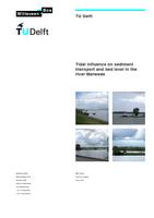 Tidal influence on sediment transport and bed level in the river Merwede