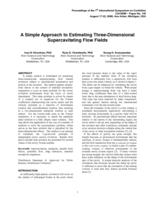 A simple approach to estimating three-dimensional supercavitating flow fields