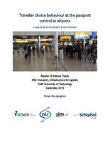 Traveller choice behaviour at the passport control at airports