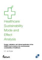 Healthcare Sustainability Mode and Effect Analysis