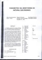 Parametric NOx Monitoring on Natural Gas Engines