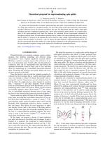 Theoretical proposal for superconducting spin qubits