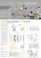Shifting urban network