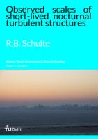 Observed scales of short-lived nocturnal turbulent structures