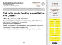 Risk to life due to flooding in post-Katrina New Orleans