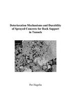 Deterioration Mechanisms and Durability of Sprayed Concrete for Rock Support in Tunnels