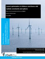 Layout optimisation of offshore wind farms with realistic constraints and options