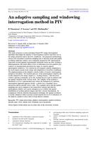 An adaptive sampling and windowing interrogation method in PIV