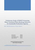 Preliminary Study of PDAM Tirtawening Water Treatment Plant, Bandung, Indonesia for Sustainable Production Capacity