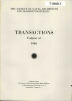 Transactions of The Society of Naval Architects and Marine Engineers, SNAME, Volume 57, 1949
