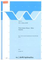 Water balance Maxau-Rhine branches phase 3: Sensitivity analysis of possible sources of errors in the water balance