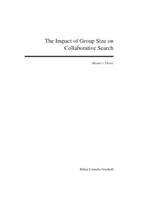 The Impact of Group Size on Collaborative Search