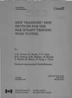 New transonic test sections for the NAE 5FTx5FT trisonic wind tunnel
