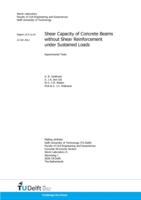 Shear Capacity of Concrete Beams without Shear Reinforcement under Sustained Loads