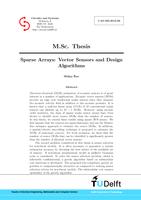 Sparse Arrays: Vector Sensors and Design Algorithms