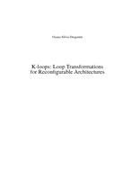 K-loops: Loop Transformations for Reconfigurable Architectures