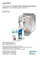 Development of an integrated dry milk and sugar dosing system for a fully automatic espresso machine