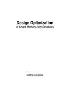 Design optimization of shape memory alloy structures
