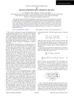 Spin heat accumulation and its relaxation in spin valves