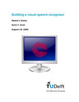 Building a visual speech recognizer