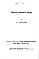 Optimium sandwich design