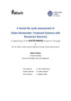 A Social life cycle assessment of Urban Wastewater Treatment Systems with Resources Recovery 