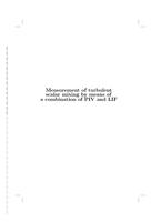 Measurement of turbulent scalar mixing by means of a combination of PIV and LIF