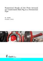 Numerical Study of the Flow Around an Undersized Ball Pig in a Horizontal Pipe