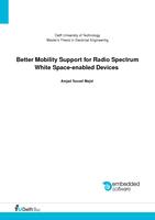Better Mobility Support for Radio Spectrum White Space-enabled Devices