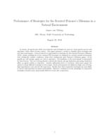 Performance of Strategies for the Iterated Prisoner’s Dilemma in a Natural Environment