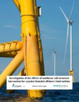 Investigation of the effects of nonlinear soil-structure interaction for a jacket-founded offshore wind turbine